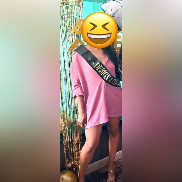 NWOT Princess Polly Pink EVOLVING SHIRT Button Down Dress - Picture 16 of 16